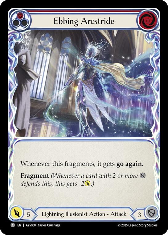 Ebbing Arcstride (Red) [AZS008] (Armory Deck: Zyggy)