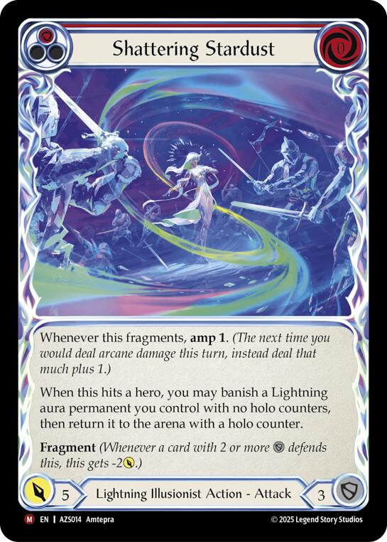 Shattering Stardust (Red) [AZS014] (Armory Deck: Zyggy)