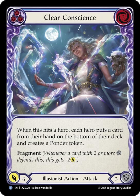 Clear Conscience (Blue) [AZS020] (Armory Deck: Zyggy)