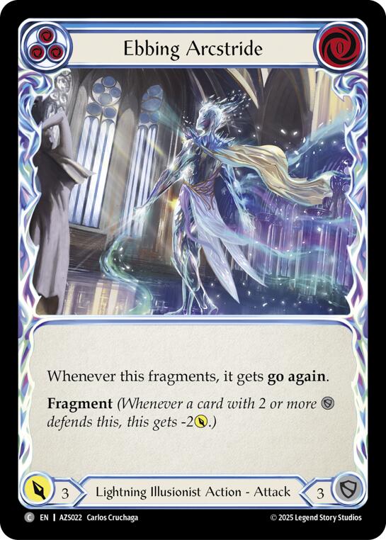 Ebbing Arcstride (Blue) [AZS022] (Armory Deck: Zyggy)