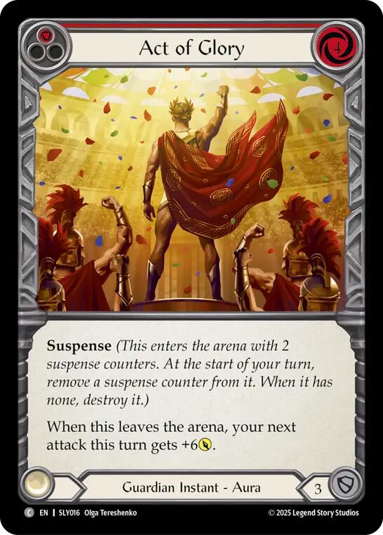 Act of Glory (Red) [SLY016] (Silver Age Chapter 3)