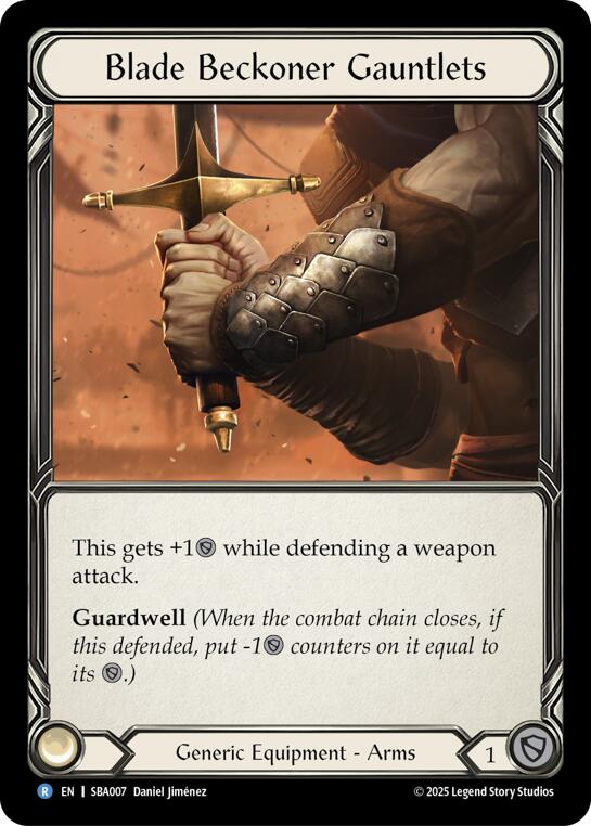 Blade Beckoner Gauntlets [SBA007] (Silver Age Chapter 3)