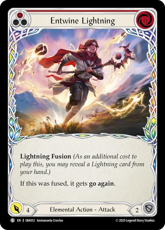 Entwine Lightning (Red) [SBA012] (Silver Age Chapter 3)