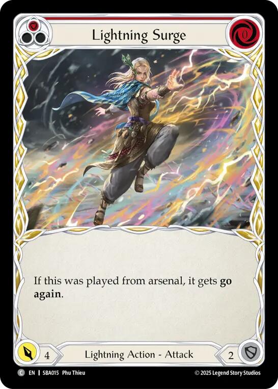 Lightning Surge (Red) [SBA015] (Silver Age Chapter 3)