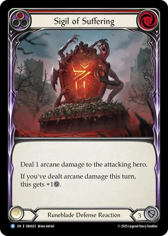 Sigil of Suffering (Red) [SBA023] (Silver Age Chapter 3)