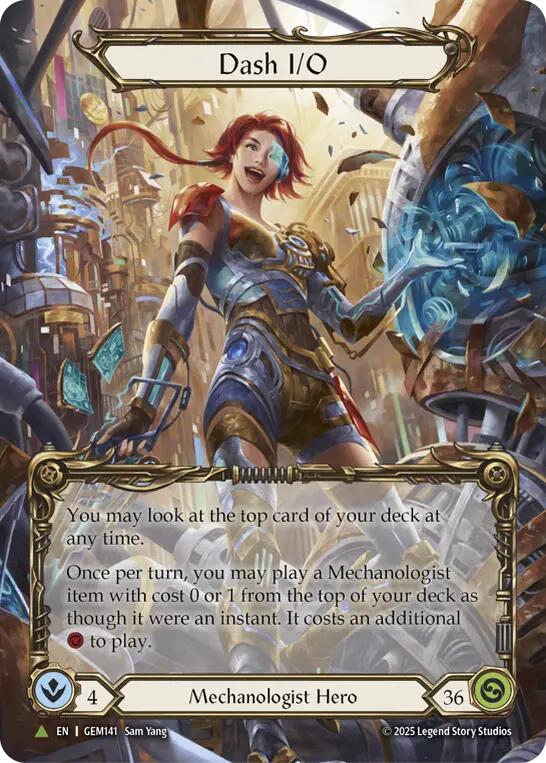 Dash I/O (Marvel) [GEM141-MV] (Gem Pack 5)  Cold Foil