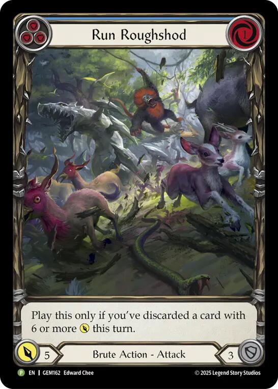 Run Roughshod (Blue) [GEM162] (Gem Pack 5)