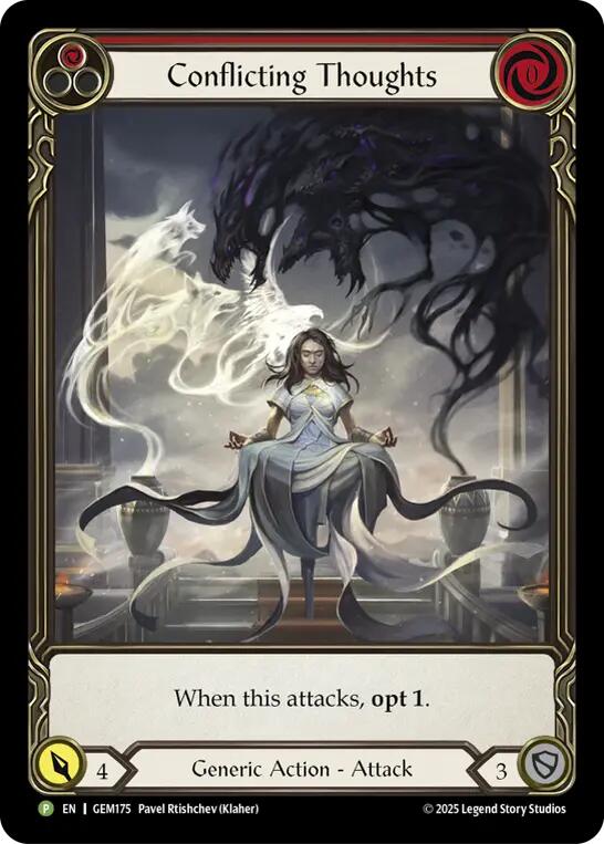Conflicting Thoughts (Red) [GEM175] (Gem Pack 5)