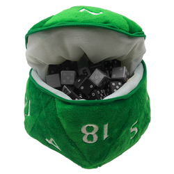 Ultra PRO: Dice Bag - Plush D20 (Green)