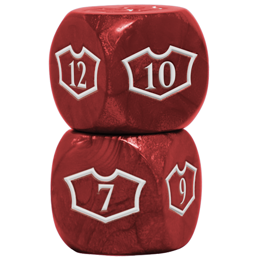 Ultra PRO: Loyalty Dice Set - 22MM Deluxe with 7-12 (Mountain)