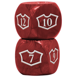 Ultra PRO: Loyalty Dice Set - 22MM Deluxe with 7-12 (Mountain)