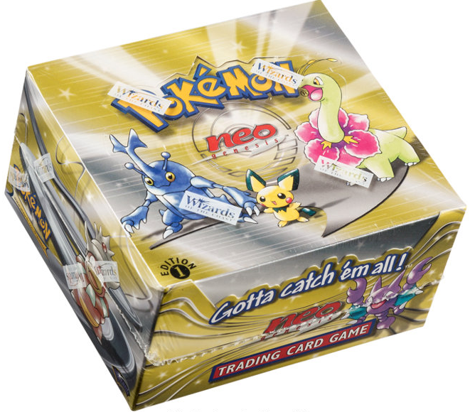 first edition booster box pokemon price Neo Genesis