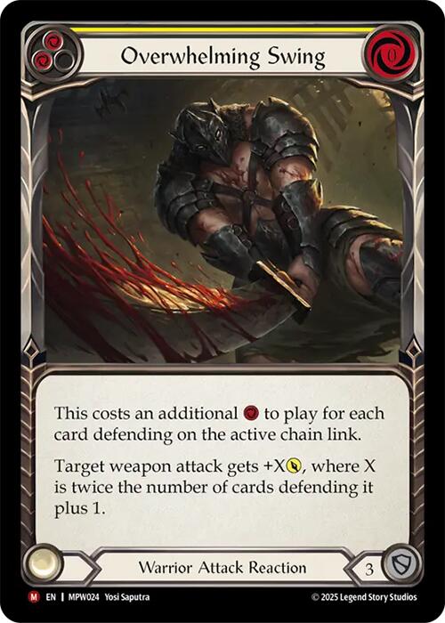 Overwhelming Swing (Yellow) [MPW024] (Mastery Pack Warrior)