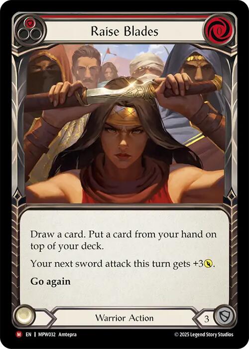 Raise Blades (Red) [MPW032] (Mastery Pack Warrior)