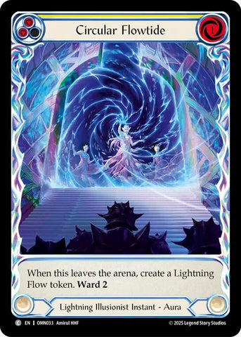 Circular Flowtide (Yellow) (Extended Art) [OMN033] (Omens of the Third Age)  Cold Foil