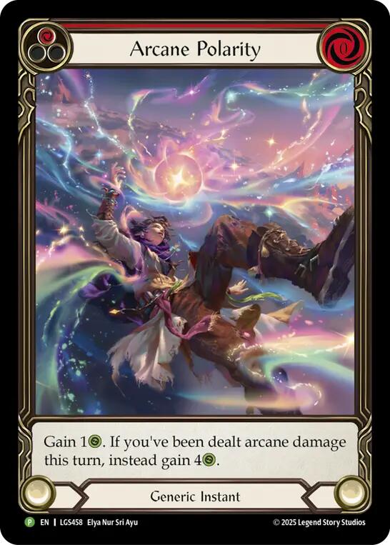 Arcane Polarity (Extended Art) [LGS458] (Promo)  Rainbow Foil