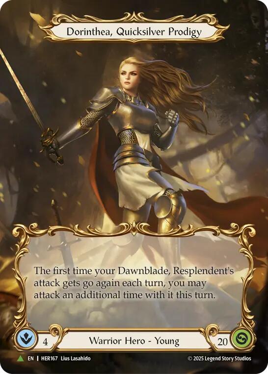 Dorinthea, Quicksilver Prodigy (Marvel) [HER167] (Promo)  Cold Foil