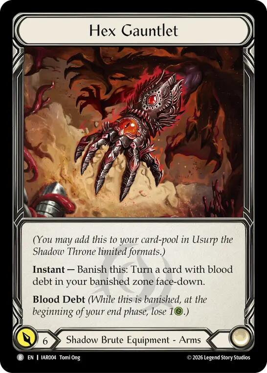 Hex Gauntlet [IAR004] (Usurp the Shadow Throne)  Cold Foil