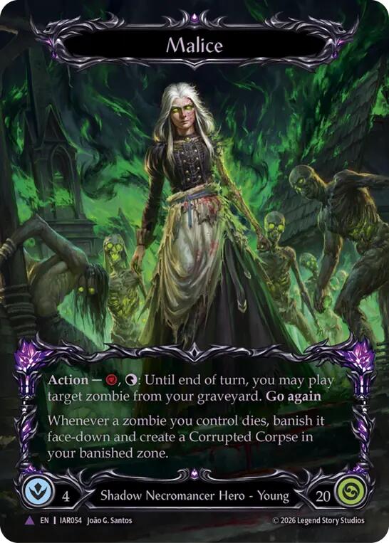 Malice (Marvel) [IAR054] (Usurp the Shadow Throne)  Cold Foil