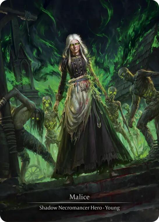 Malice (Marvel) [IAR054] (Usurp the Shadow Throne)  Cold Foil