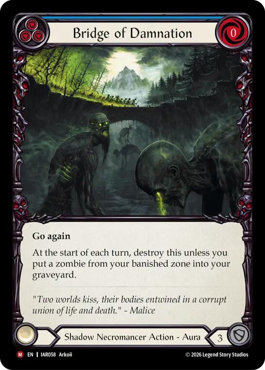 Bridge of Damnation (Blue) [IAR058] (Usurp the Shadow Throne)