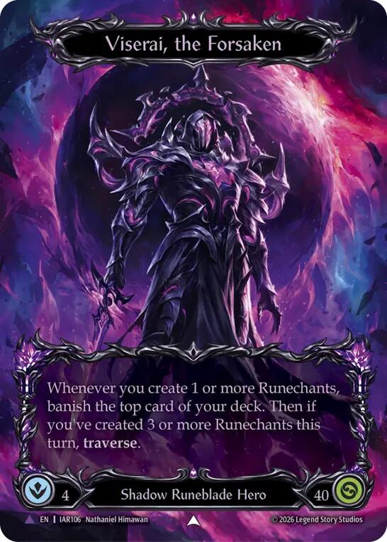 Viserai, the Forsaken (Marvel) [IAR106] (Usurp the Shadow Throne)  Cold Foil