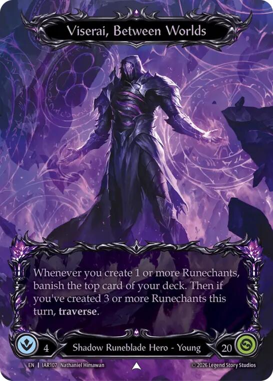 Viserai, Between Worlds (Marvel) [IAR107] (Usurp the Shadow Throne)  Cold Foil