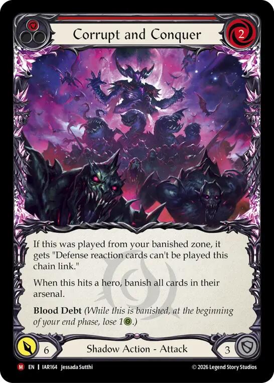 Corrupt and Conquer (Red) [IAR164] (Usurp the Shadow Throne)