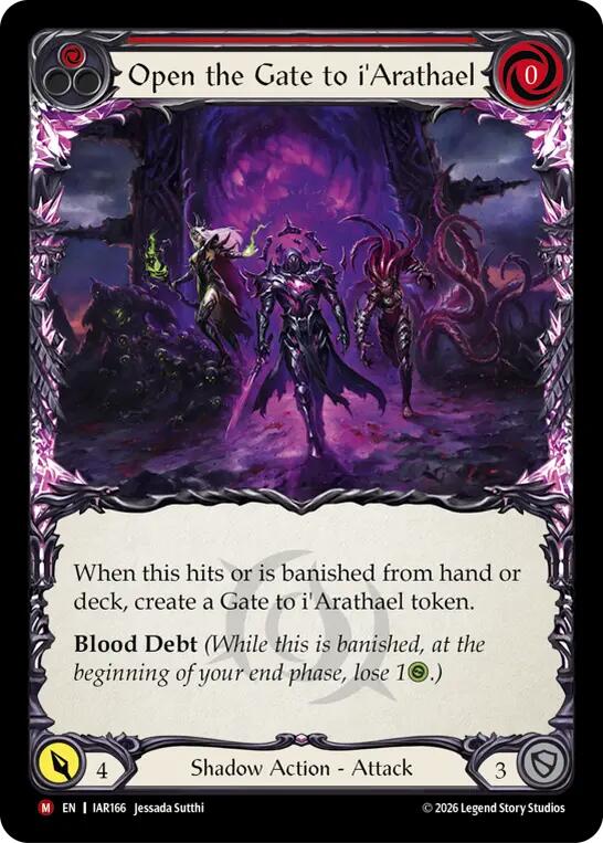 Open the Gate to i'Arathael (Red) [IAR166] (Usurp the Shadow Throne)