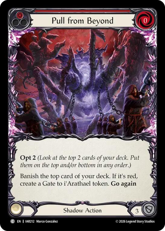 Pull from Beyond (Red) [IAR212] (Usurp the Shadow Throne)