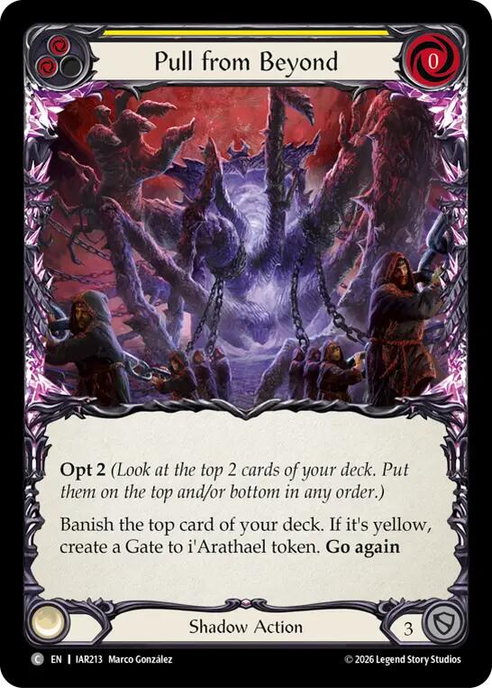 Pull from Beyond (Yellow) [IAR213] (Usurp the Shadow Throne)
