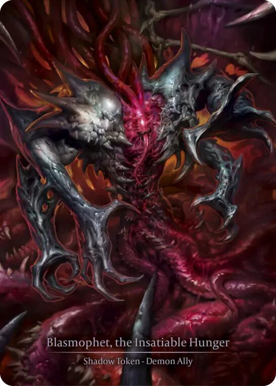 Blasmophet, the Insatiable Hunger (Marvel) [IAR221] (Usurp the Shadow Throne)  Cold Foil