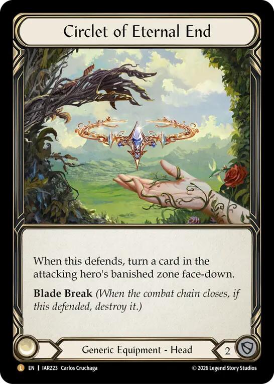Circlet of Eternal End [IAR223] (Usurp the Shadow Throne)  Cold Foil