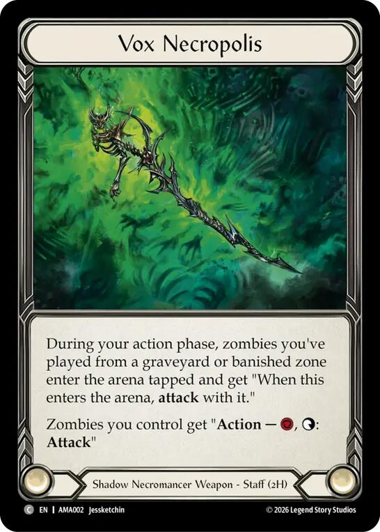 Vox Necropolis [AMA002] (Armory Deck: Malice)  Rainbow Foil