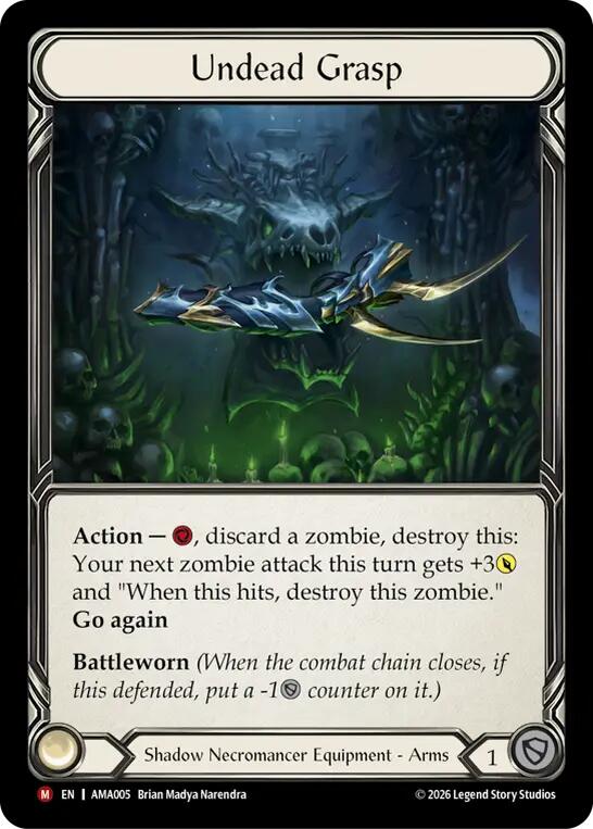 Undead Grasp [AMA005] (Armory Deck: Malice)  Rainbow Foil