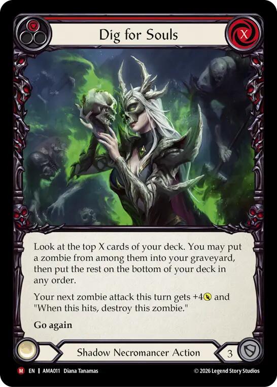 Dig for Souls (Red) [AMA011] (Armory Deck: Malice)