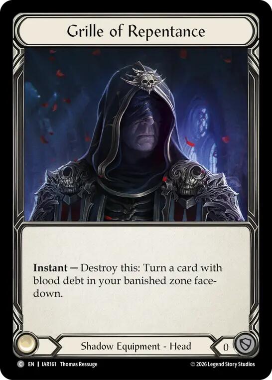 Grille of Repentance [IAR161] (Usurp the Shadow Throne Pre-Release Cards)  Rainbow Foil