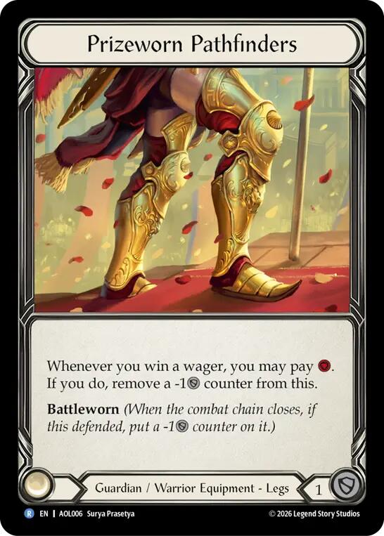 Prizeworn Pathfinders [AOL006] (Armory Deck: Olympia, Prized Fighter)  Rainbow Foil