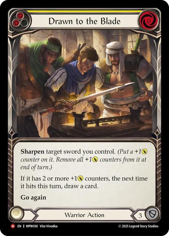Drawn to the Blade [MPW030] (Mastery Pack Warrior)  Rainbow Foil