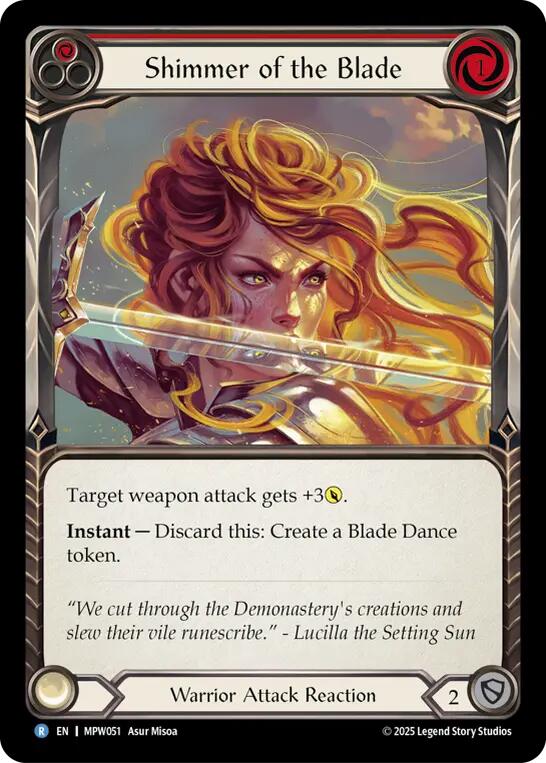 Shimmer of the Blade [MPW051] (Mastery Pack Warrior)