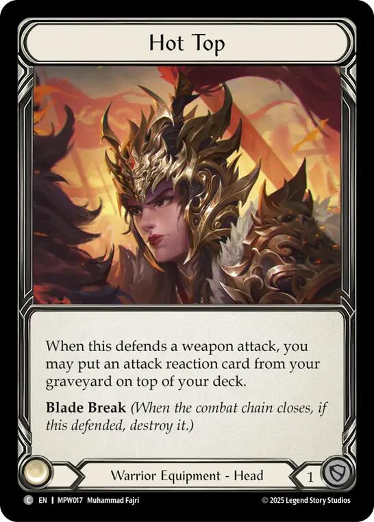 Hot Top [MPW017] (Mastery Pack Warrior)