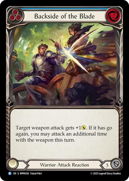 Backside of the Blade (Blue) [MPW038] (Mastery Pack Warrior)