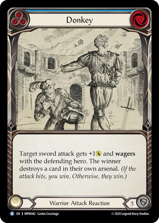 Donkey (Blue) [MPW042] (Mastery Pack Warrior)