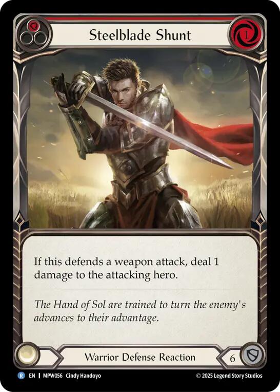 Steelblade Shunt (Red) [MPW056] (Mastery Pack Warrior)