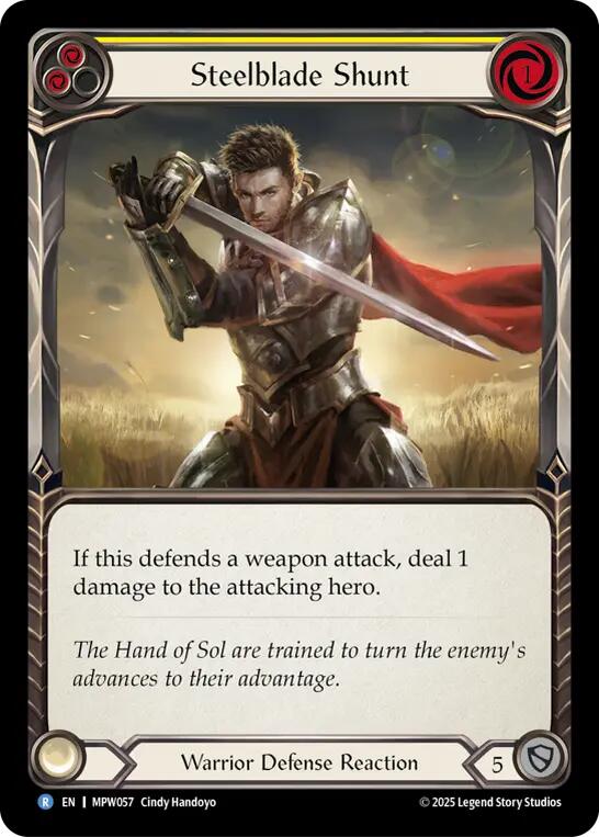 Steelblade Shunt (Yellow) [MPW057] (Mastery Pack Warrior)