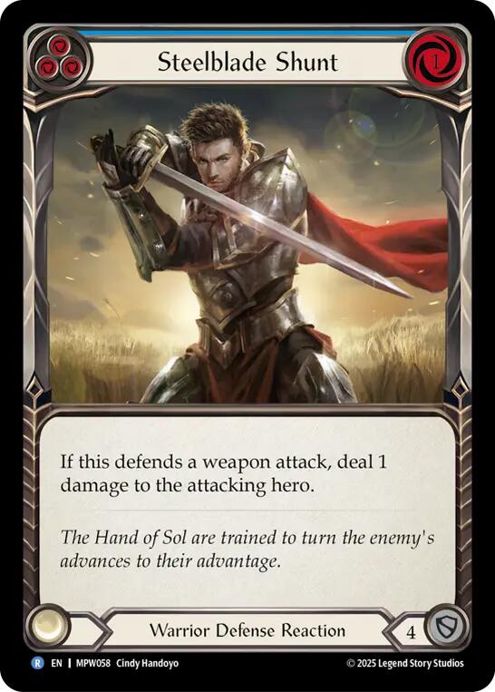 Steelblade Shunt (Blue) [MPW058] (Mastery Pack Warrior)