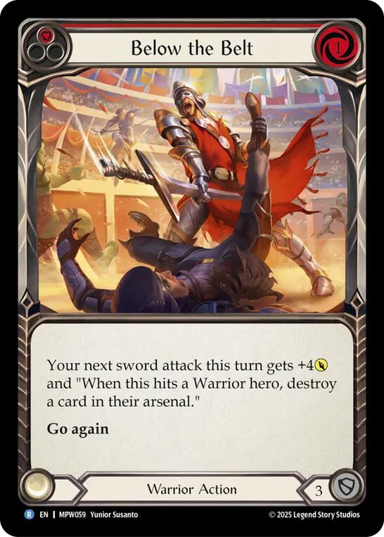 Below the Belt (Red) [MPW059] (Mastery Pack Warrior)