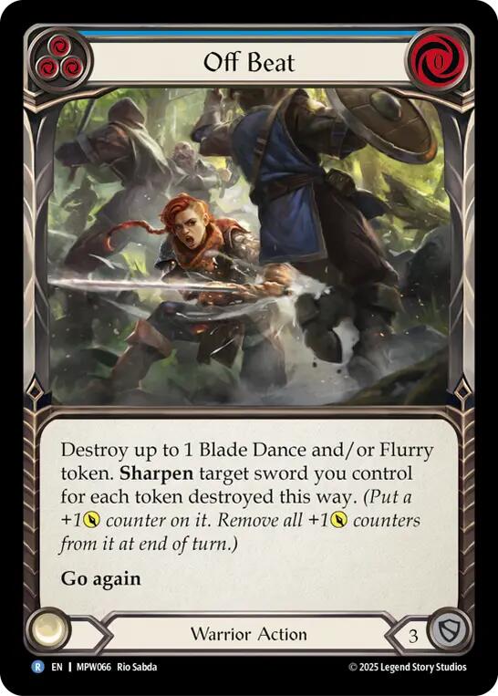 Off Beat (Blue) [MPW066] (Mastery Pack Warrior)