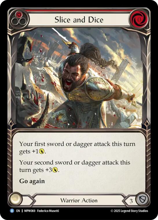 Slice and Dice (Red) [MPW069] (Mastery Pack Warrior)