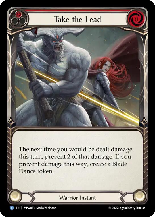 Take the Lead (Red) [MPW073] (Mastery Pack Warrior)